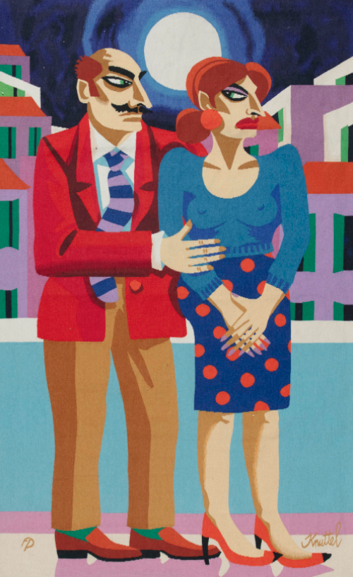 Graham Knuttel — Couple (Aubusson Tapestry, Edition 1/6)