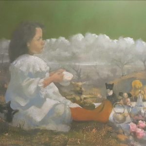 'Tea Party' Oil on Canvas 100x80 cm €4800