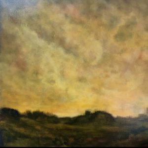 'Evening Glow' 100x100 cm Acrylic on Canvas