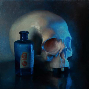 Mort, Oil on canvas, 20 x 20 cms €600