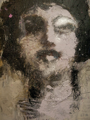 “Elisabeth”, Mixed media on canvas, 100x80, €3200