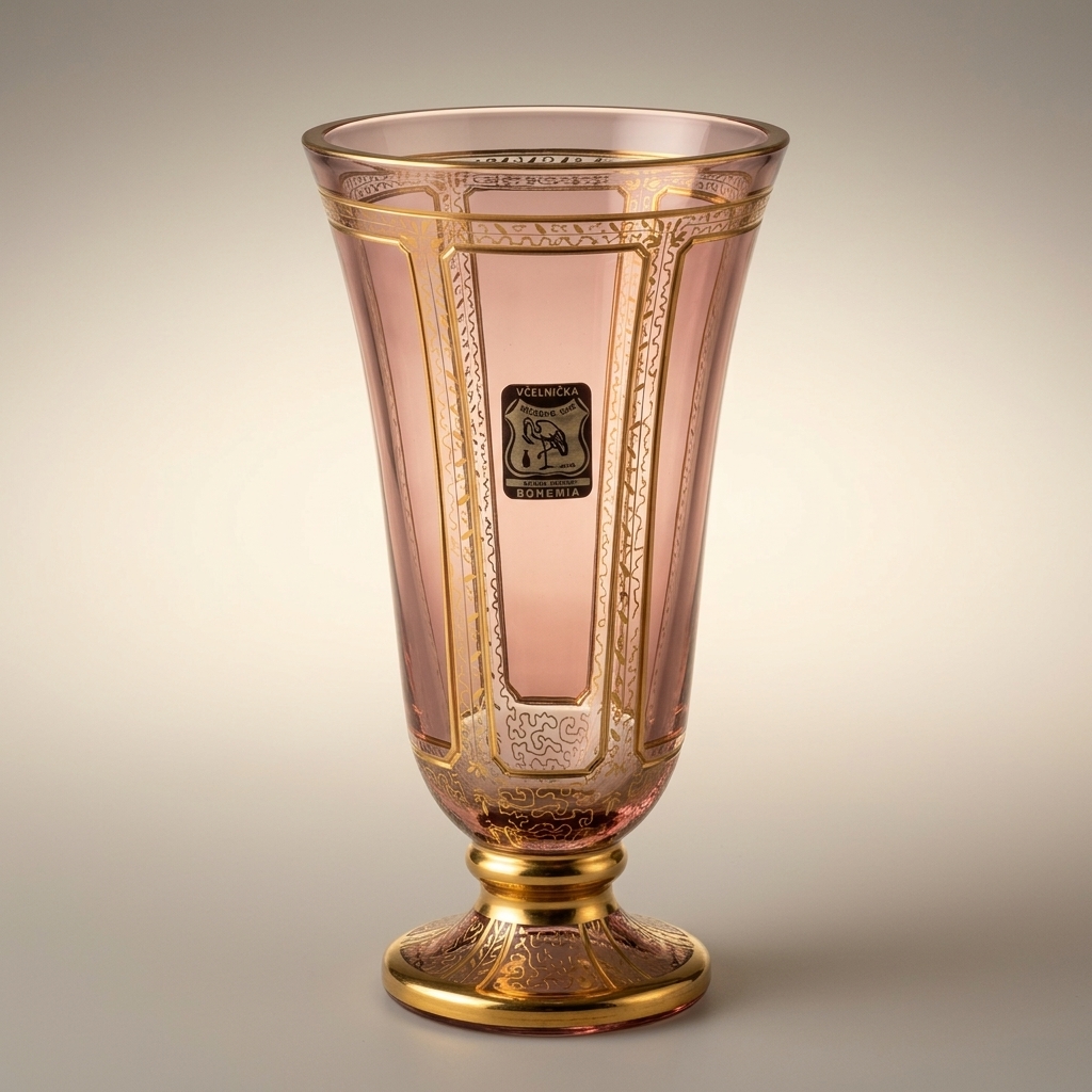 Rückl & Sons Včelnička Bohemia Crystal Vase